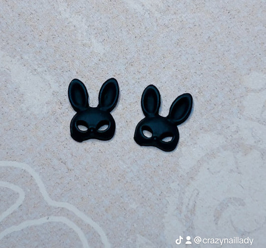 Black bunny masks